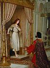 Edmund Blair Leighton Famous Paintings - The King and the Beggar-maid